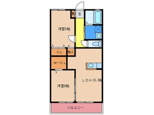 リバ－サイドねたびの物件間取画像